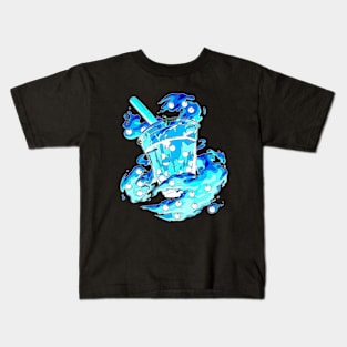 Angry Boba Tea Monster - Specter Kids T-Shirt